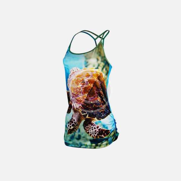 Sea Theme Yoga Wear Top