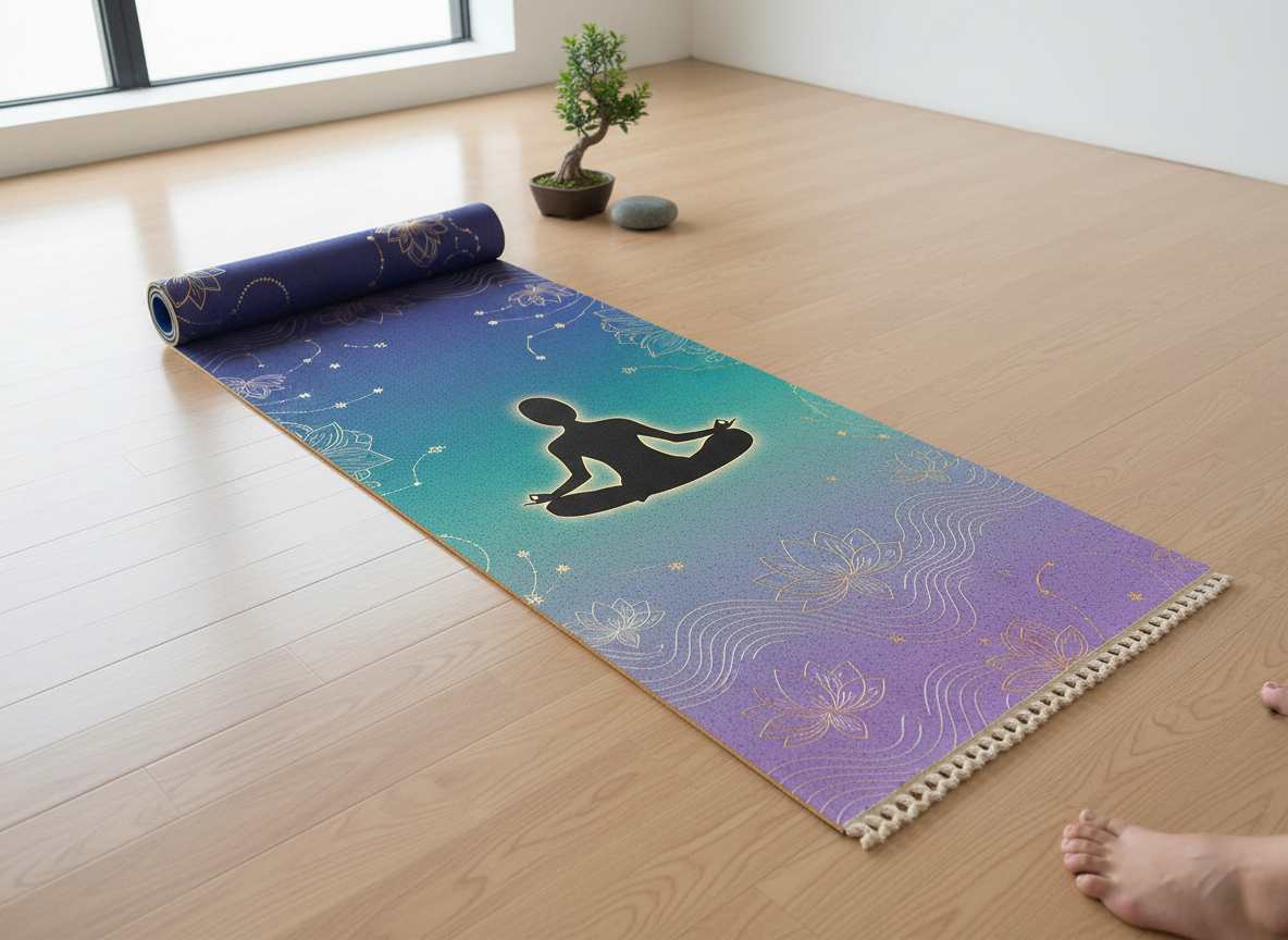 Salaam.yoga Printed Yoga Mat